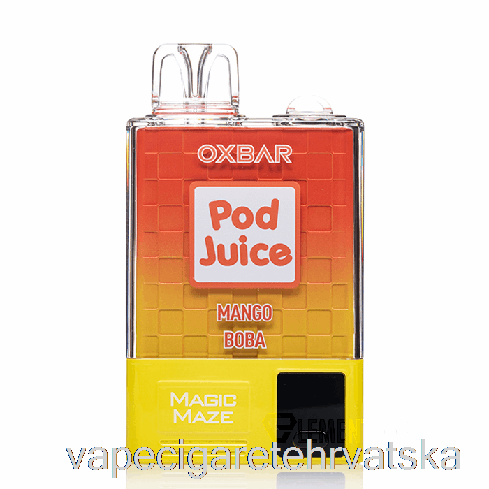 Vape Cigarete Oxbar Magic Maze Pro 10000 Jednokratni Mango Boba - Sok Od Mahuna
